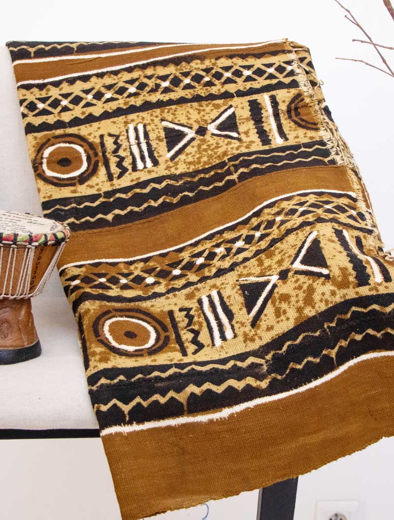 Bogolan Multi-colore #89 Cotton 100% & handmade Multicolor