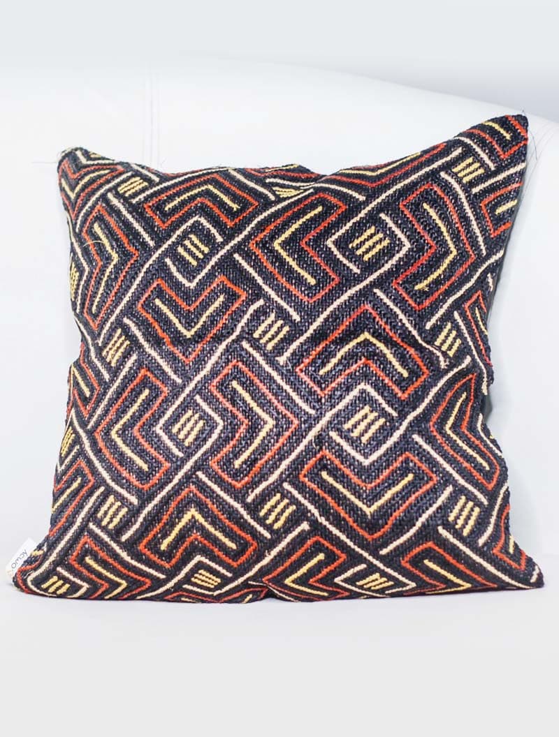 Tissu Kuba – Housse de coussin authentique