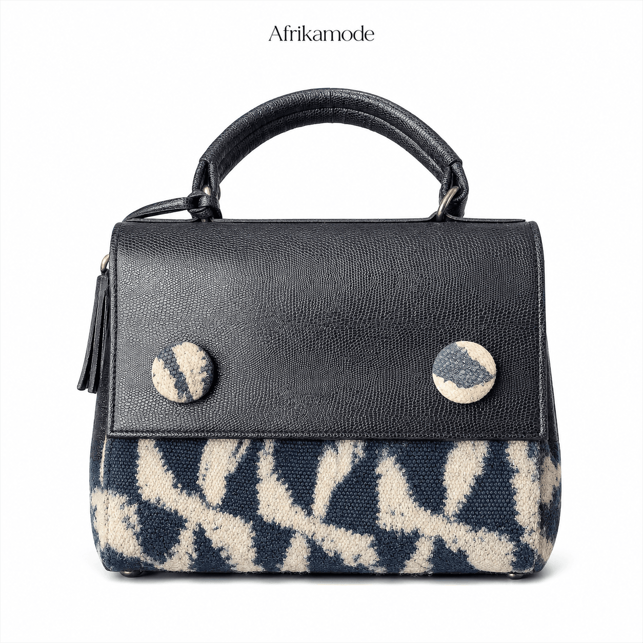 Sac Élégance Bogolan Noir